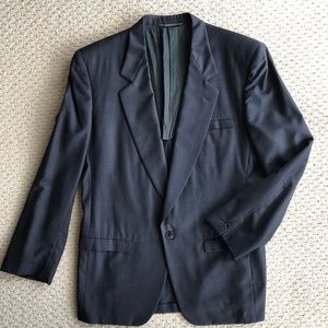 Men's Vintage Versace Navy Blue Suit